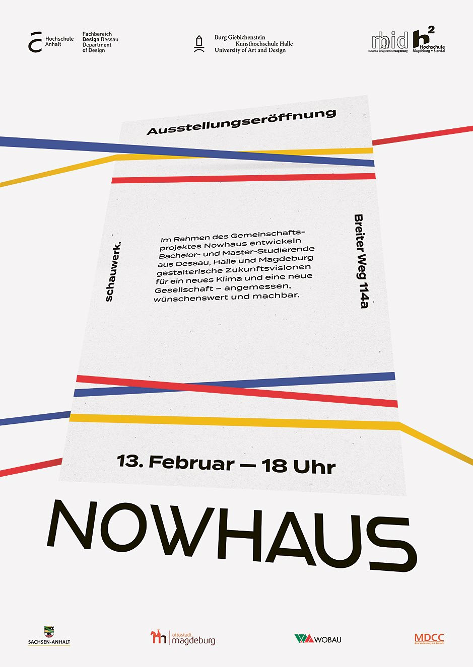 Plaket zur Ausstellungseröffnung